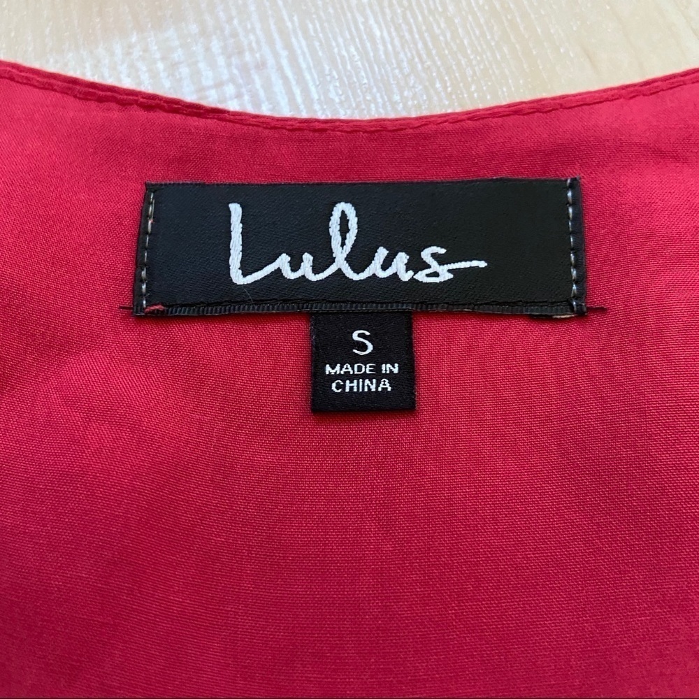 Lulus women’s ‎ embroidered tie up dress in size small - Picture 5 of 7